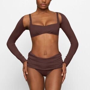 SKIMS Sculpting Swim Long Sleeve Shurg